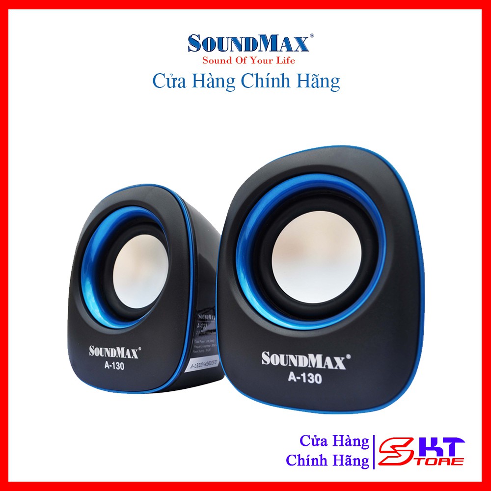 Loa Vi Tính SoundMax A130 (màu ngẫu nhiên) - Hàng Chính Hãng