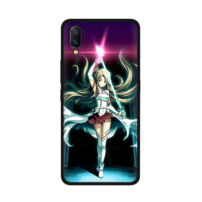 Ốp Lưng Điện Thoại In Hình Sword Art Online Cho Samsung A9 A8 A7 A6 J8 J4 J6 2018 A5 2017 Note 8 9 10 Lite Plus