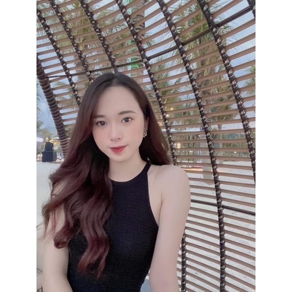 (Ảnh thật tự chụp) Đầm 2 dây len cao cấp xuất xứ Quảng Châu V511 ⚡️ váy dây len xịn sò dáng suông co giãn ngocanh6959 | BigBuy360 - bigbuy360.vn