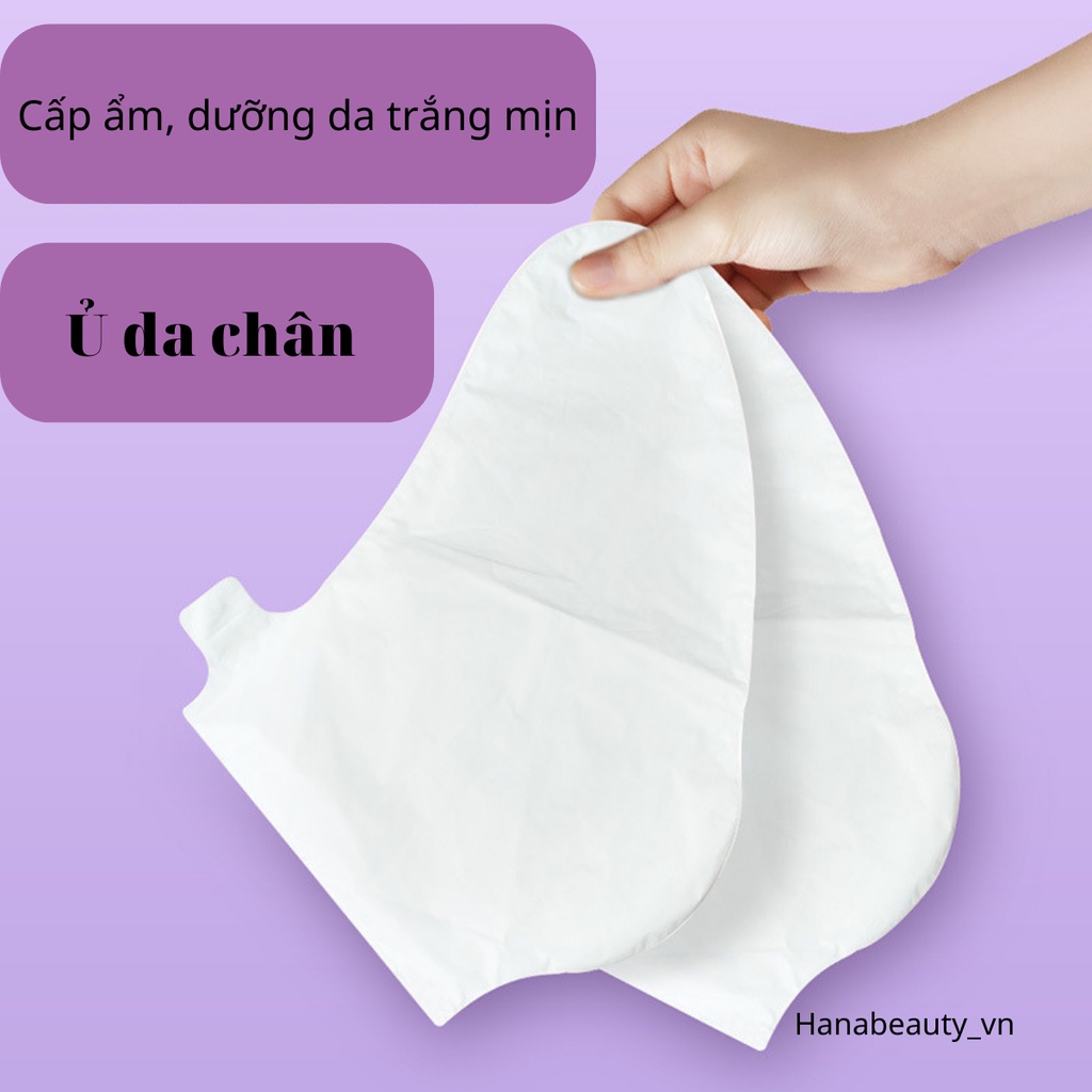 Mặt Nạ Ủ Chân Sữa Tươi Trắng Da Giảm Thâm Giảm Nhăn Mịn Màng SADOER nội địa Trung