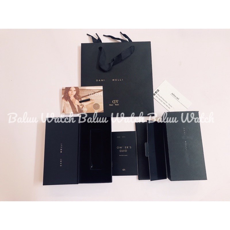 Hộp và Túi giấy đựng đồng hồ, đen nhám cực xịn