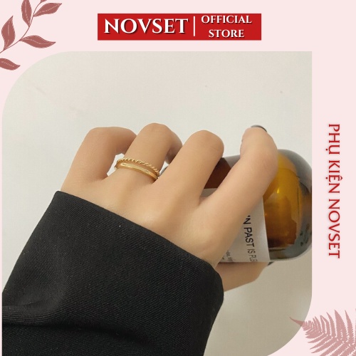 Set 2 nhẫn Novset xinh xắn