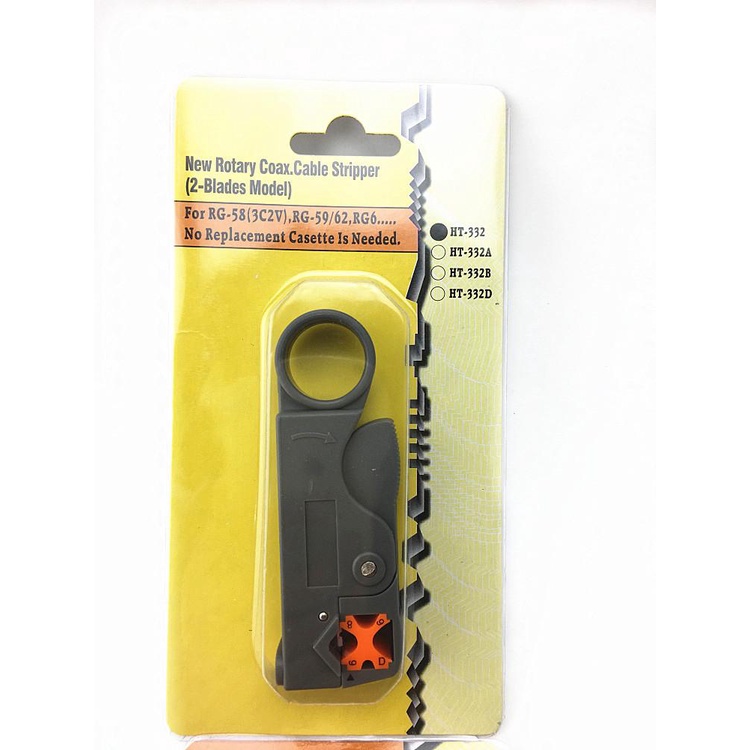 KÌM TUỐT VỎ BỌC CÁP SỐ 2 DÙNG TUỐT CÁP ĐỒNG TRỤC CÁP MẠNG RJ45 VÀ CÁP RJ11