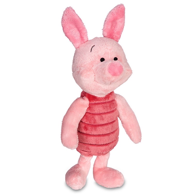 Gấu bông Disney Winnie the Pooh lợn heo Piglet lông xù nhẹ có mộc 40cm