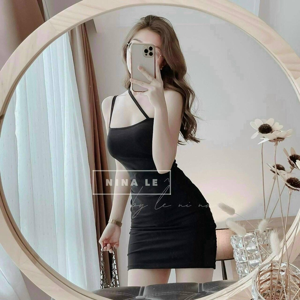 Set đồ nữ đẹp ⚡𝙎𝙄𝙀̂𝙐 𝙎𝘼𝙇𝙀⚡ Set bộ váy ôm 2 dây sexy kèm áo khoác thời trang