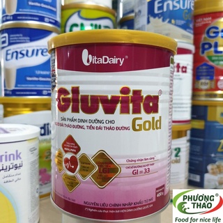 Combo 5 lon sữa gluvita gold 400g date 2023