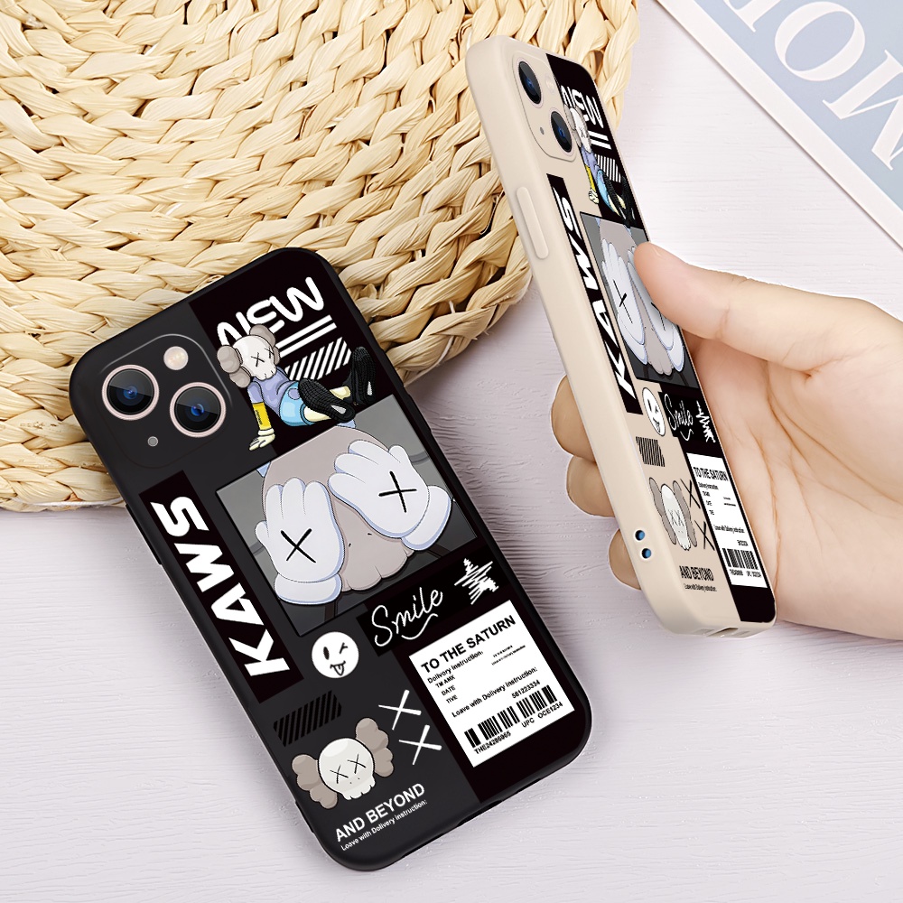 Ốp Điện Thoại Silicon Mềm Hình Gấu KAWS Cho Xiaomi Redmi 10 9T 9C Nf 9A 9 8A 8 6 6A NOTE 11 10 9 8 7 PRO 9S 4G 5G K20 PRO K30 30i