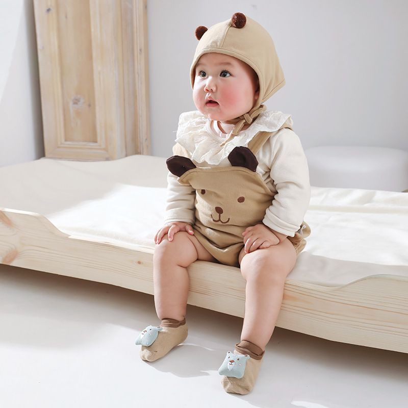 Bộ 5 đôi tất thú Honey cổ ngắn cho bé, chất cotton mềm mại, co giãn  - Nắng Của Mẹ_MATONG