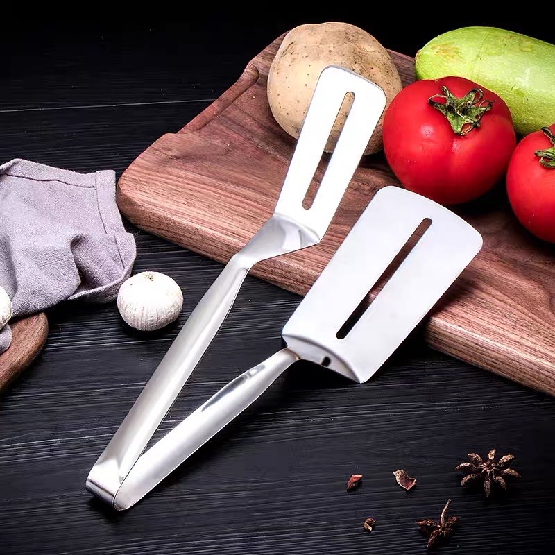 Kẹp/Xẻng lật thức ăn chiên rán, rán cá đa năng