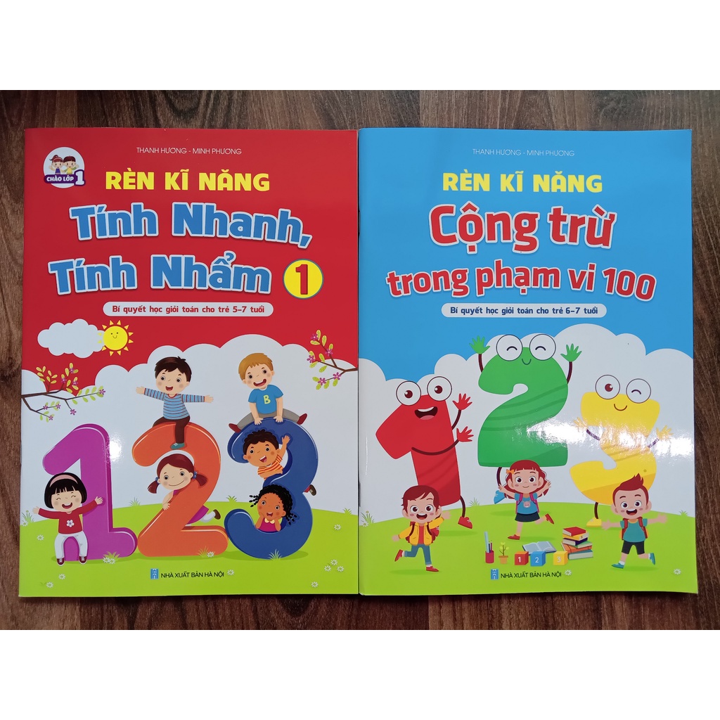 Sách - Combo Rèn kĩ năng tính nhanh, tính nhẩm + Rèn kĩ năng Cộng trừ trong phạm vi 100