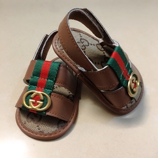 Dép da phong cách cá tính cho bé trai size 3-9m