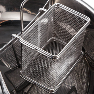 Rây lưới chất liệu kháng từ tính có móc gắn chuyên dụng dành cho nồi lẩu tiện dụng