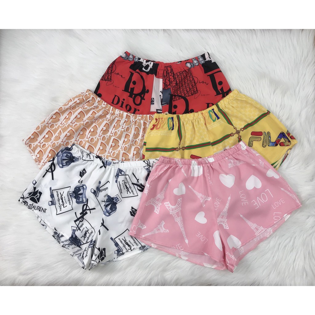 [FREESHIP 50K] QUẦN NGẮN NHISTORE LƯNG THUN LỤA IN NHIỀU HOA VĂN BẮT MẮT FREESIZE 55KG | BigBuy360 - bigbuy360.vn