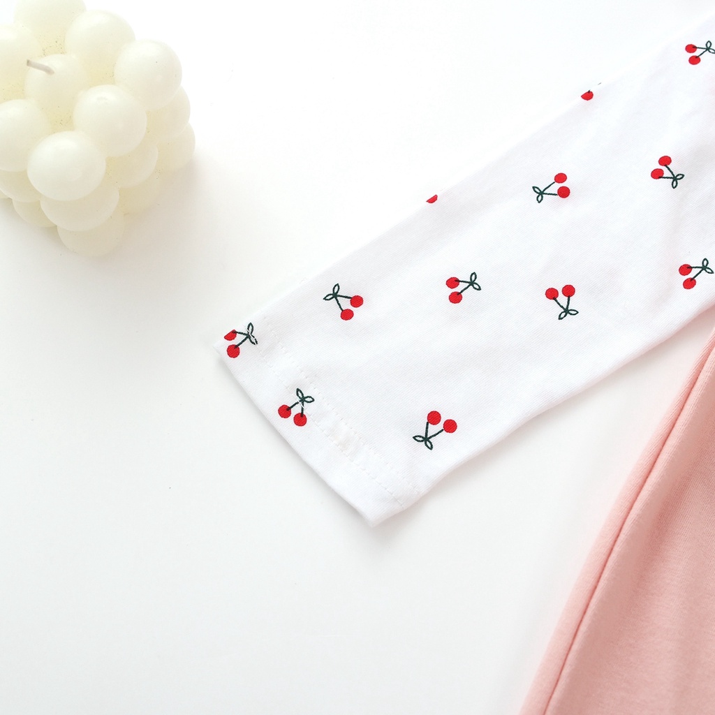 Bộ áo liền quần Sanlutoz tay dài thời trang mùa thu dành cho bé gái