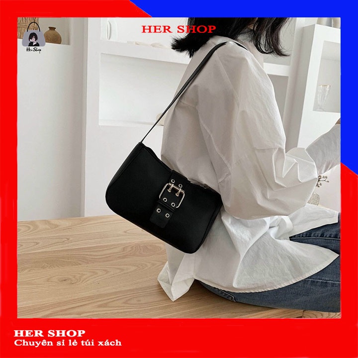 Túi Kẹp Nách Đeo Vai Nữ Thời Trang Giá Rẻ  Khoá Gài Hottrend