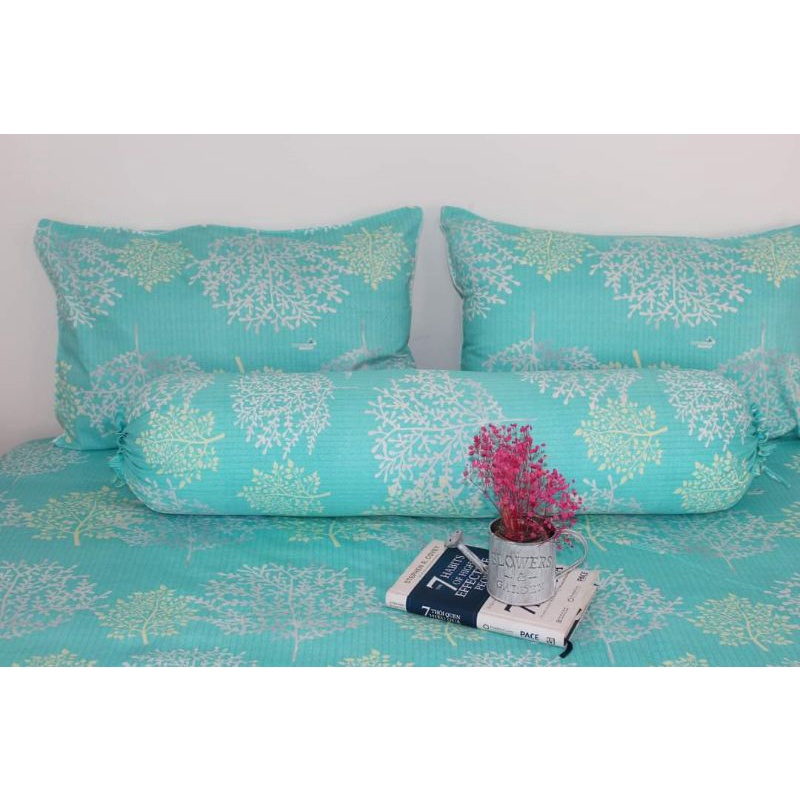 drap cotton Thắng Lợi, ga trãi giường hàng chuẩn có in logo SAN HÔ XANH