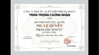 Nice day PRINCESS WHITE- kem dưỡng da mặt