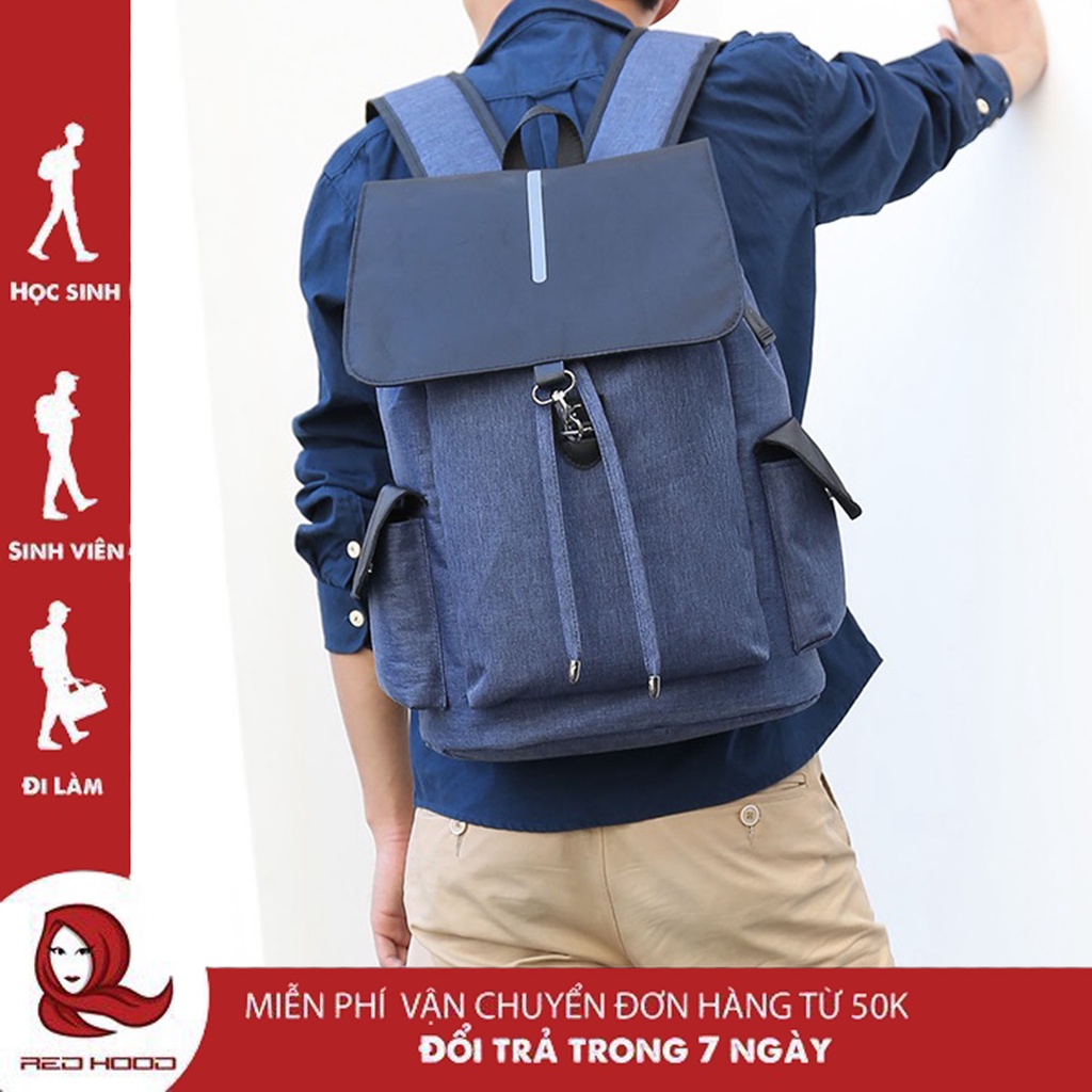 Balo Thời Trang Nam Nữ REDHOOD.Balo Đi Học UNISEX Siêu Đẹp Có Phản Quang,Giặt Được máy giặt RD03