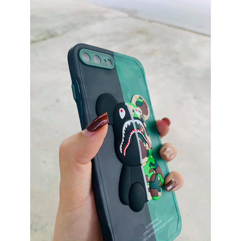 Ốp iPhone Bape Nổi 3D HotTrend