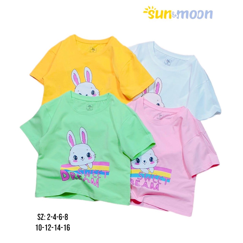 Áo Thun Bé gái Form Lửng Hở Lưng In Thỏ, Hàng Việt nam Chất lượng cao-Trang 25 Kids - K185
