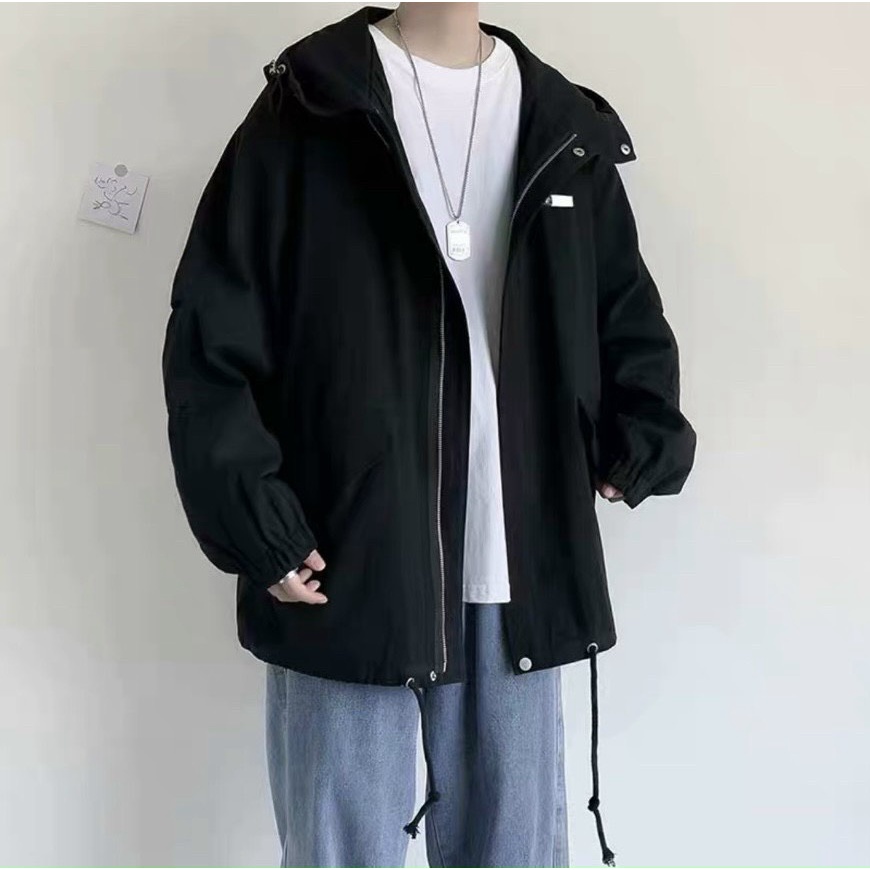 ÁO KHOÁC NAM TRƠN THIẾT KẾ PHONG CÁCH CÁ TÍNH THỜI TRANG CHẤT LƯỢNG CAO