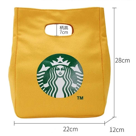 Ready stock STARBUCKS Túi Xách Nữ Vải Bạt Thời Trang Hàn