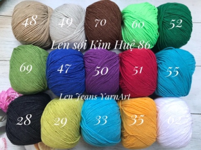 Len Jeans YarnArt ( từ màu 69-80)