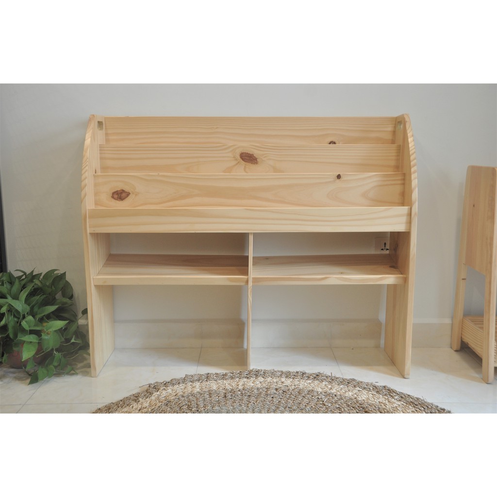 🌈🌈Kệ Giá Sách Mom Có Bánh Xe II (To) - Bebewwood. | BigBuy360 - bigbuy360.vn