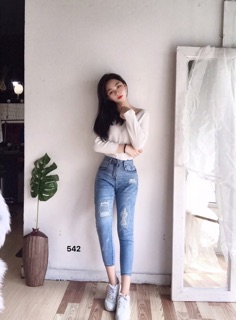 Quần Baggy JEANS co giãn