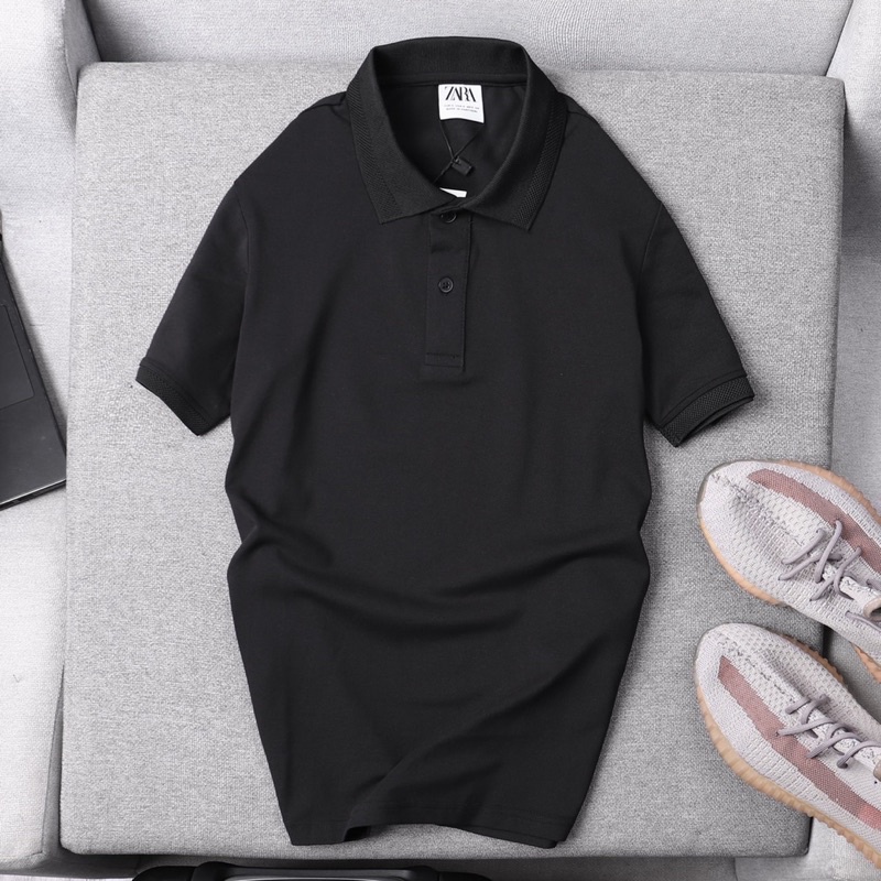 Áo thun polo ZR ngắn tay nhiều màu thun cao cấp thấm hút tốt