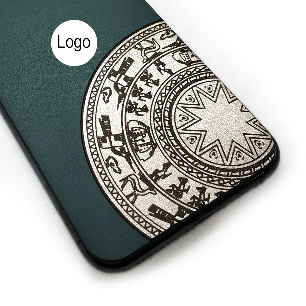 Dán da iPhone ghép hình trống đồng iphone 15 pro max 14 pro max 13 pro max 12 pro max 11 pro max x smax 8 plus