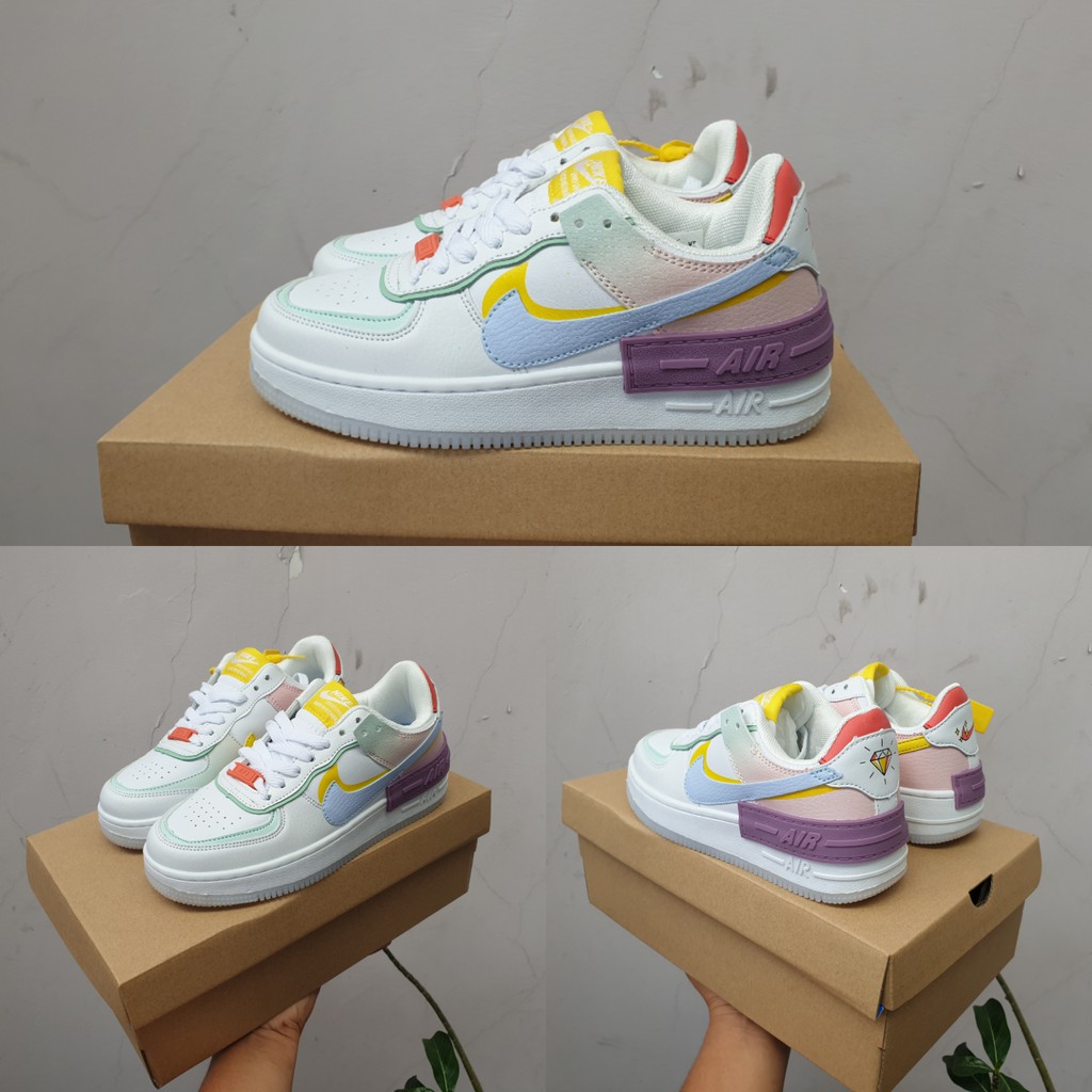 Giày Nike Air Force Kim Cương rep fullbox độn đế