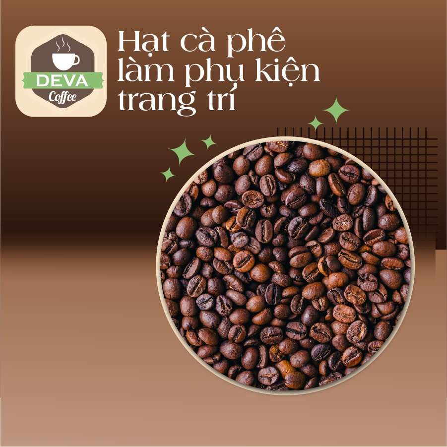 Hạt Cà Phê Làm Phụ Kiện Trang Trí Và Phụ Kiện Chụp Ảnh, Đồ Handmade