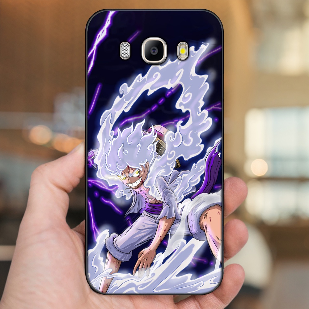 Ốp lưng Samsung J5 2016, J7 2016 viền đen in hình Luffy One Piece