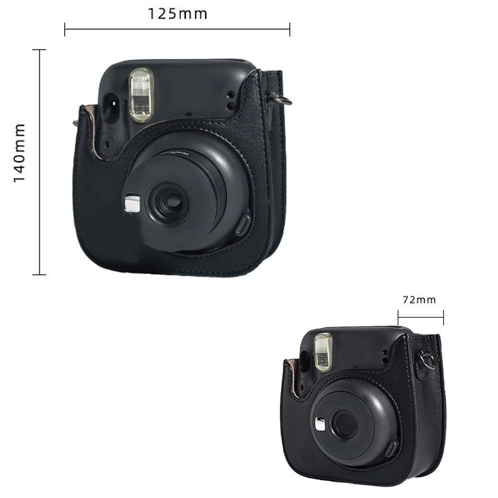 BEBETTERM Vỏ Da Đựng Máy Ảnh Fujifilm Instax Mini 11