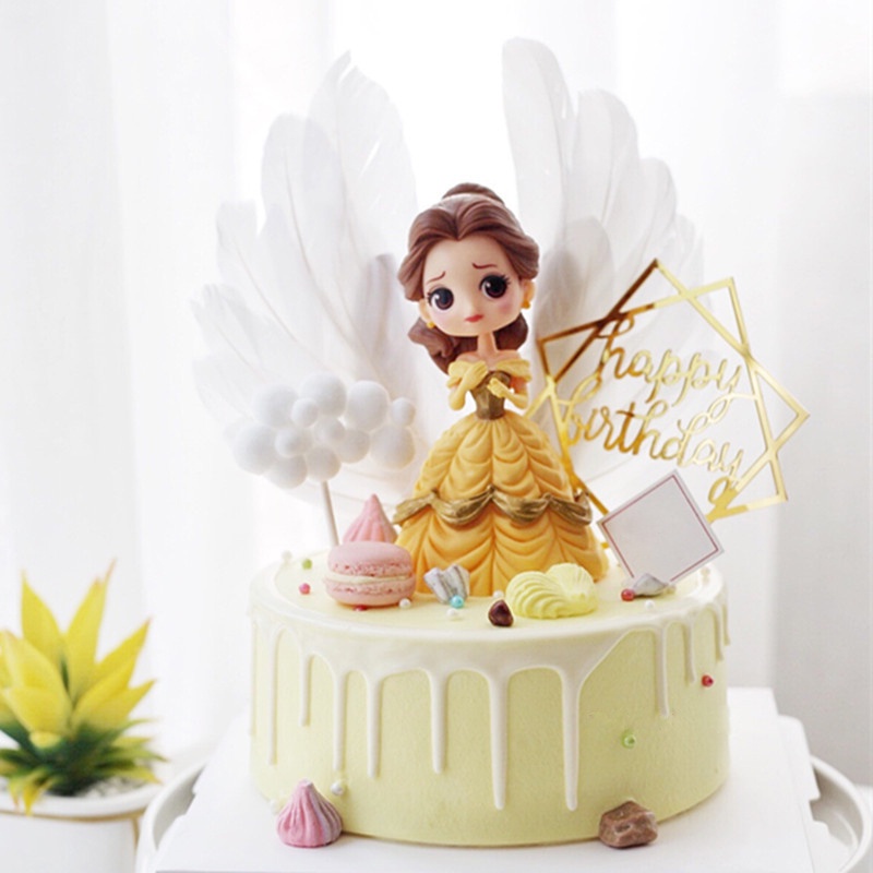 Mô Hình Công Chúa Bạch Tuyết Và Alice Dùng Trang Trí Bánh Kem