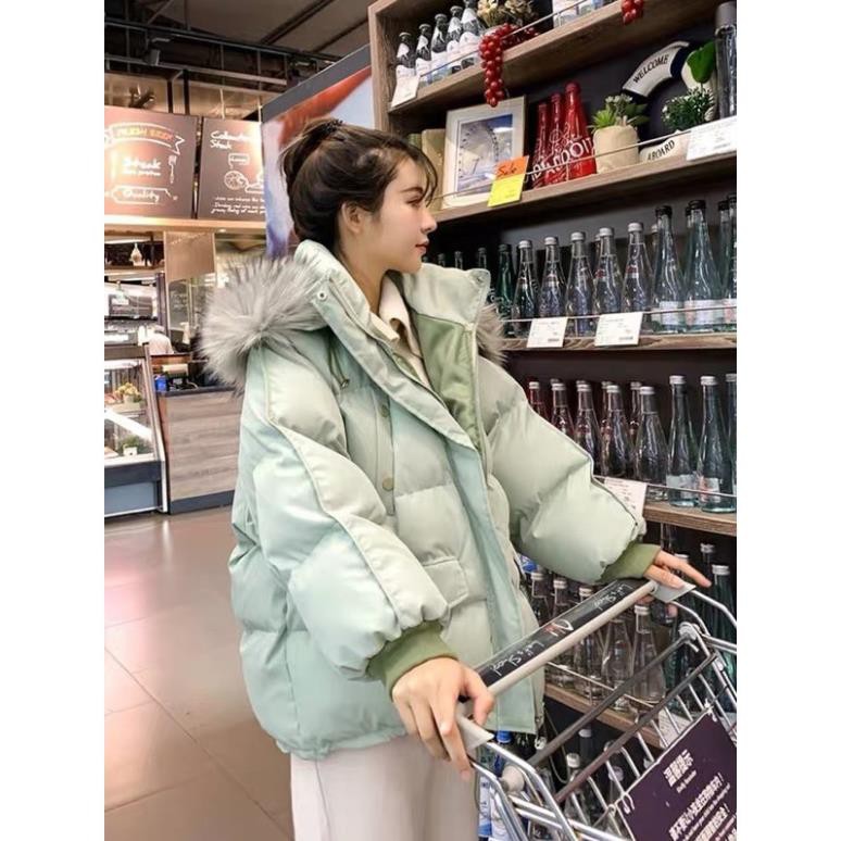 Áo khoác phao nữ đại hàn dáng oversize | BigBuy360 - bigbuy360.vn