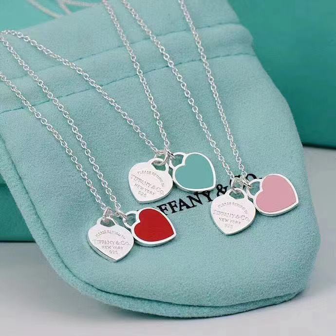 Dây chuyền mặt trái tim mạ bạc S925