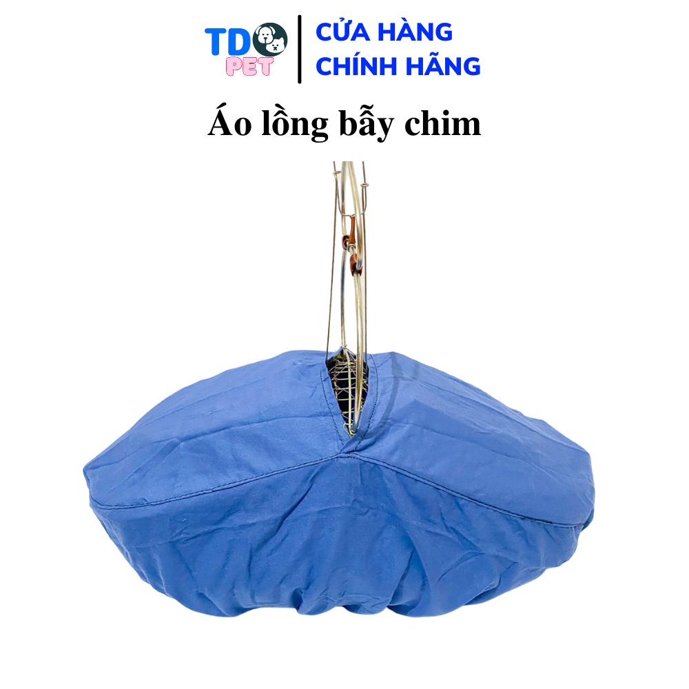 Áo lồng bẫy chim khuyên chào mào TD PET cao cấp chất vải co dãn bền đẹp khóa rút tiện lợi