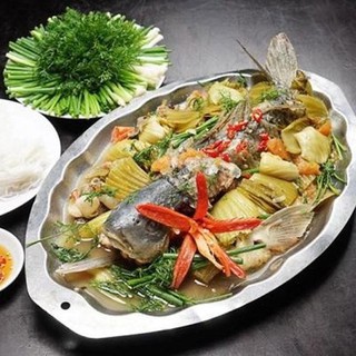 Đĩa Hấp Cá Inox