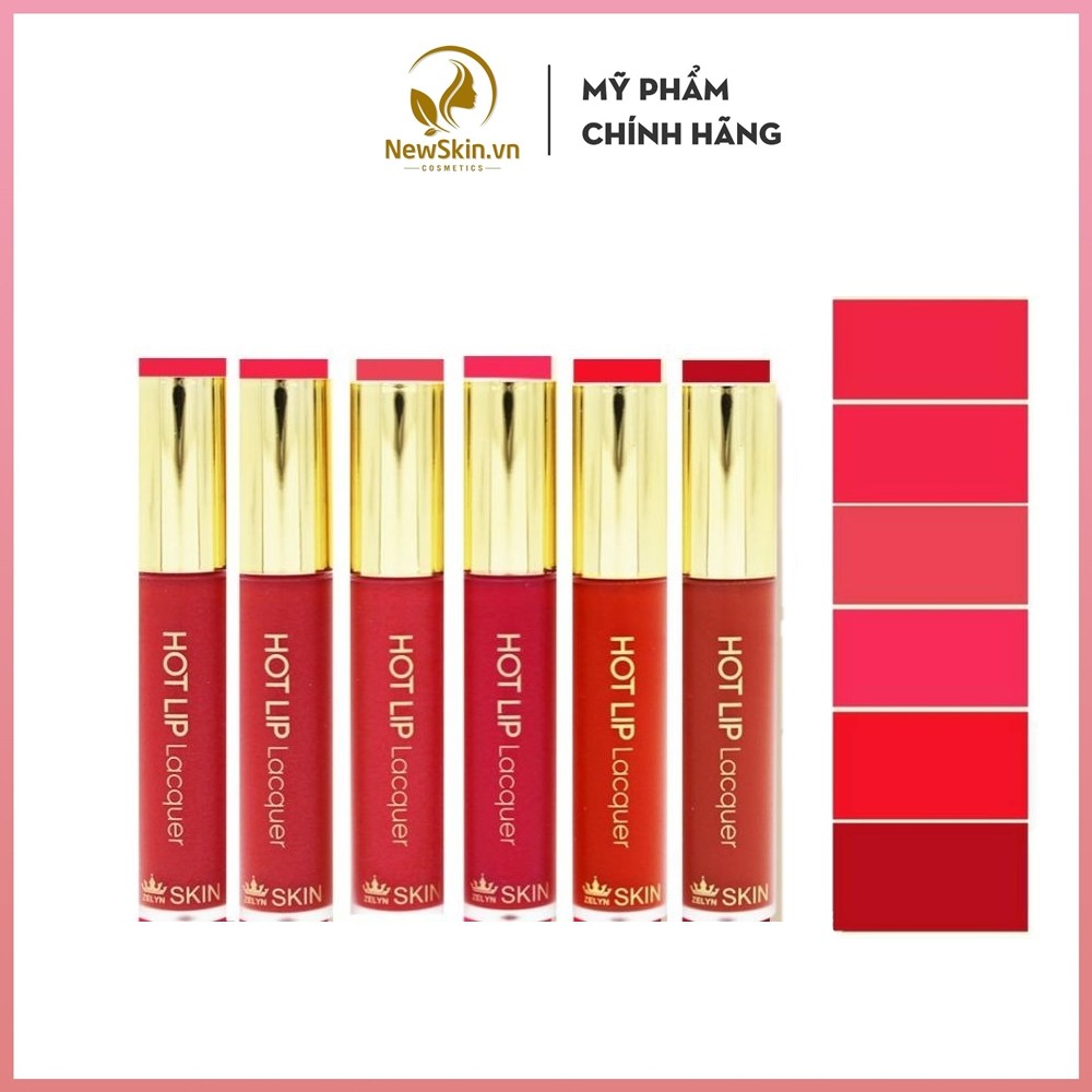 Son Kem Lì Hot Lip Lacquer Zelyn Skin