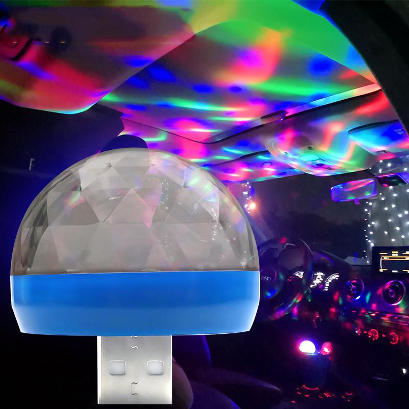 Đèn LED DJ nhiều màu sắc có USB dùng cho điện thoại Type-C giúp khuấy động không khí của bữa tiệc