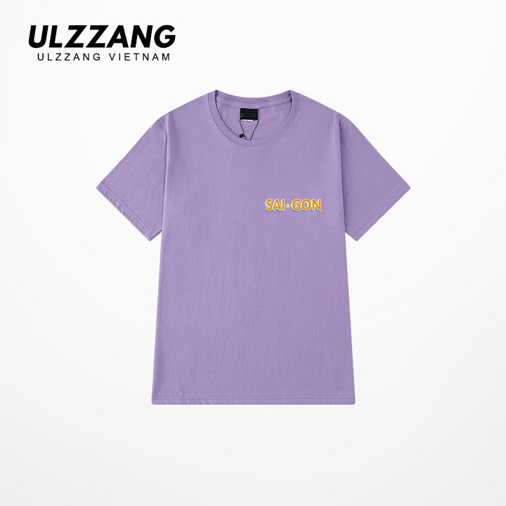 Áo thun tay lỡ ULZZANG cotton dáng unisex form rộng in hình sài gòn | BigBuy360 - bigbuy360.vn