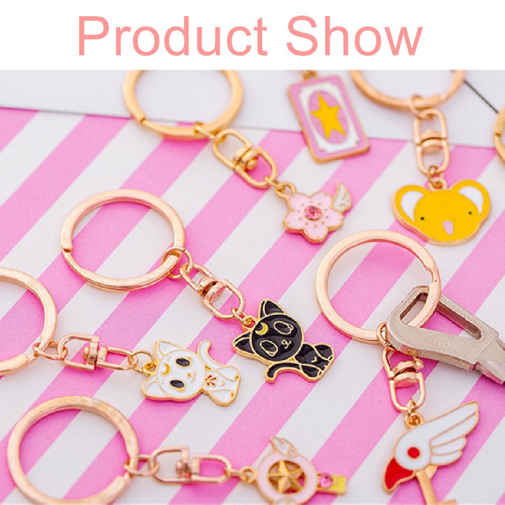 Móc Khóa Kim Loại Họa Tiết Hoạt Hình Dễ Thương