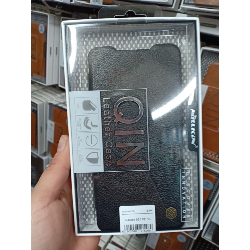 Bao da Nillkin Chính hãng Qin cho Samsung S21 FE