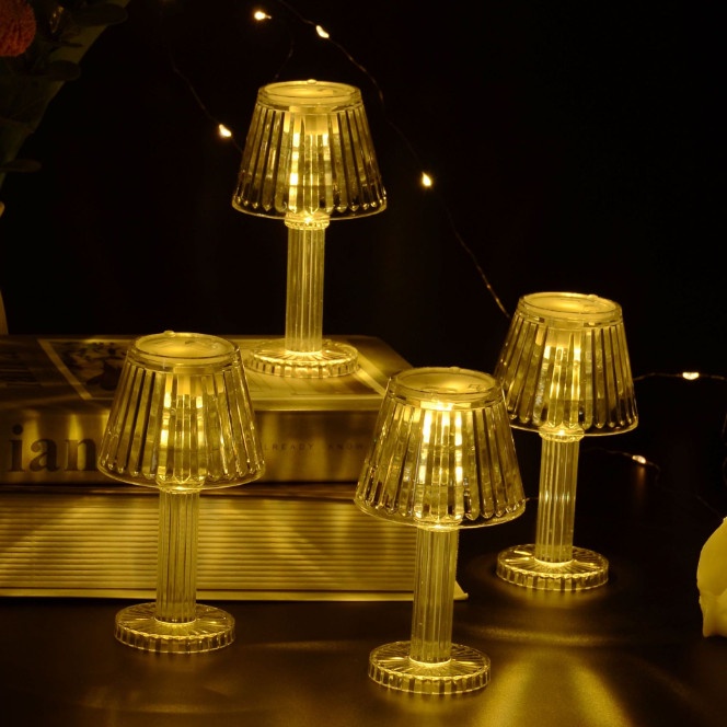 Đèn Trang Trí Hình Ô Thủy Tinh Lấp Lánh Lung Linh Vàng Ấm