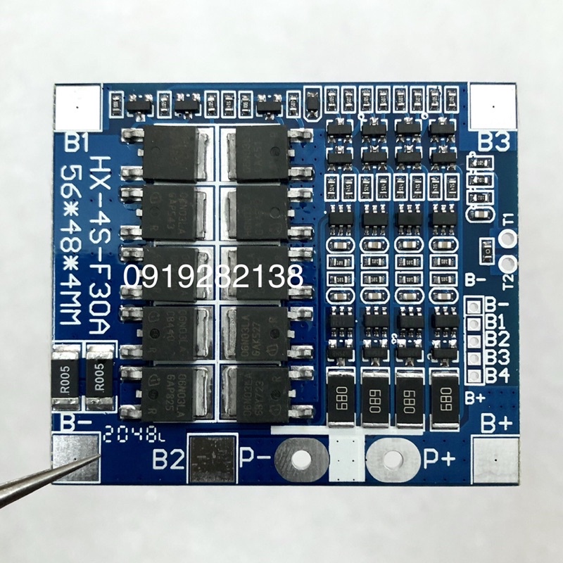 BMS 4S 30A LifePO4 - Mạch bảo vệ pin sắt 4S 12.8V