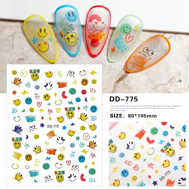 STICKER TRANG TRÍ NAIL NHIỀU MÃ MỚI A