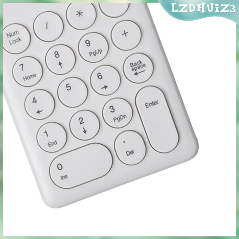 Bàn Phím Số Không Dây 18 Phím 2.4G lzdhuiz3 Dành Cho Laptop / PC
