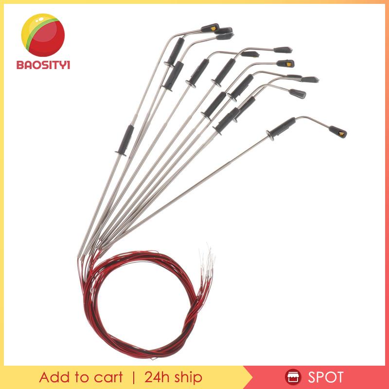 Set 10 Đèn LED Mini 1:75 Dùng Để Trang Trí Mô Hình Cảnh Quan Sân Vườn